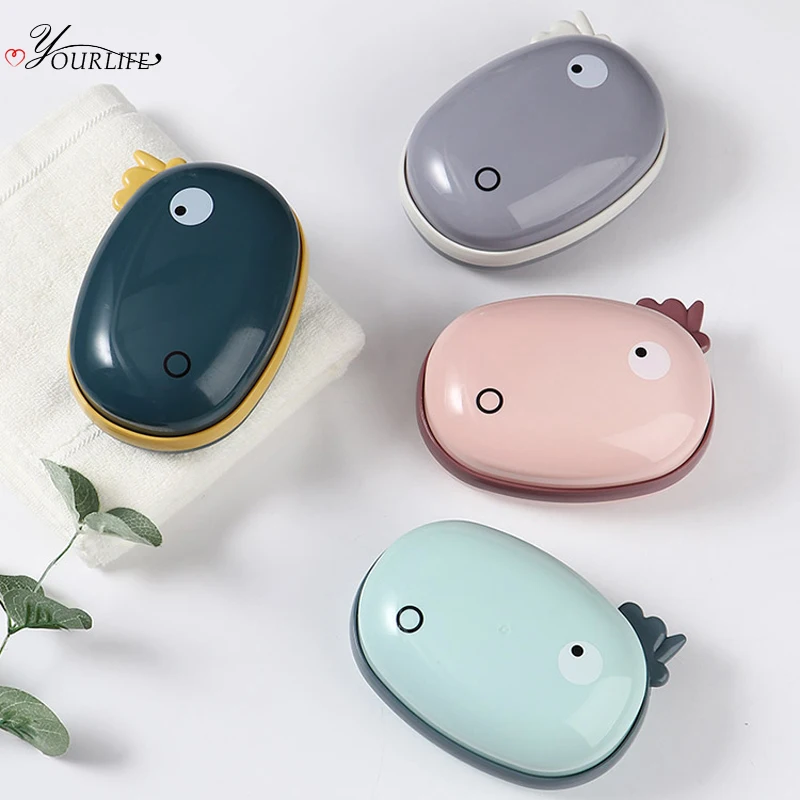 Мультяшная Водонепроницаемая Коробка для мыла OYOURLIFE с крышкой переносной