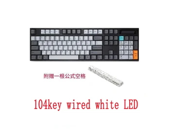 

Varmilo VA104C-S Calculator Mechanical Keyboard,White LED Cherry MX Switch