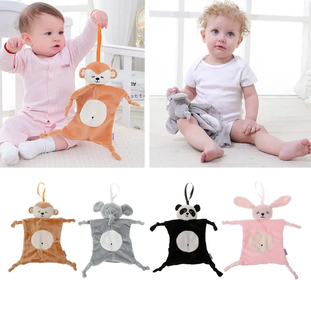 

Baby Plush Soothing Toys Security Blanket Baby Toys Soothing Towel for Baby Care