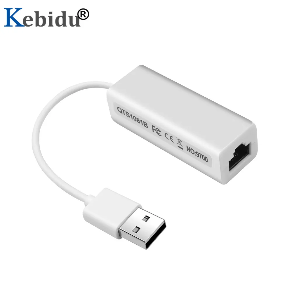 

Kebidu USB to RJ45 Lan Adapter network Card RD9700 High Speed For Mac OS Android Tablet PC Laptop Windows XP 7 Promotional