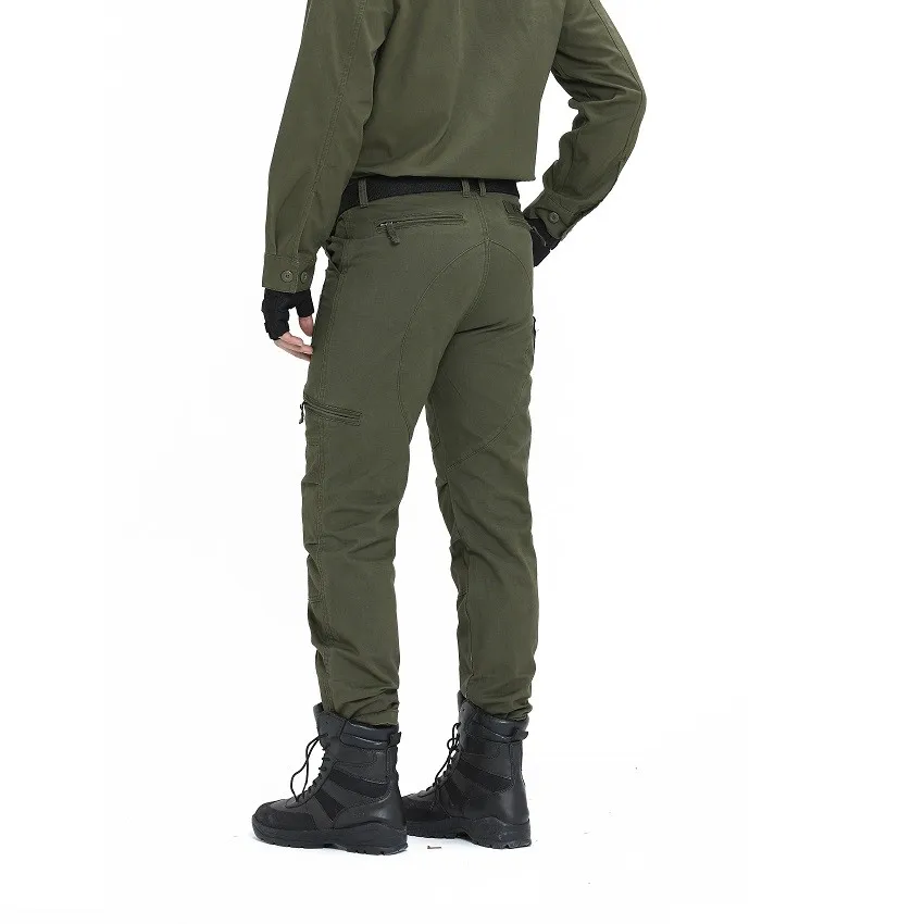 Pantalones Militares De Camuflaje Para Hombre Pantalon Tactico De Talla Grande De Algodon Con Muchos Bolsillos Color Negro Twy Store
