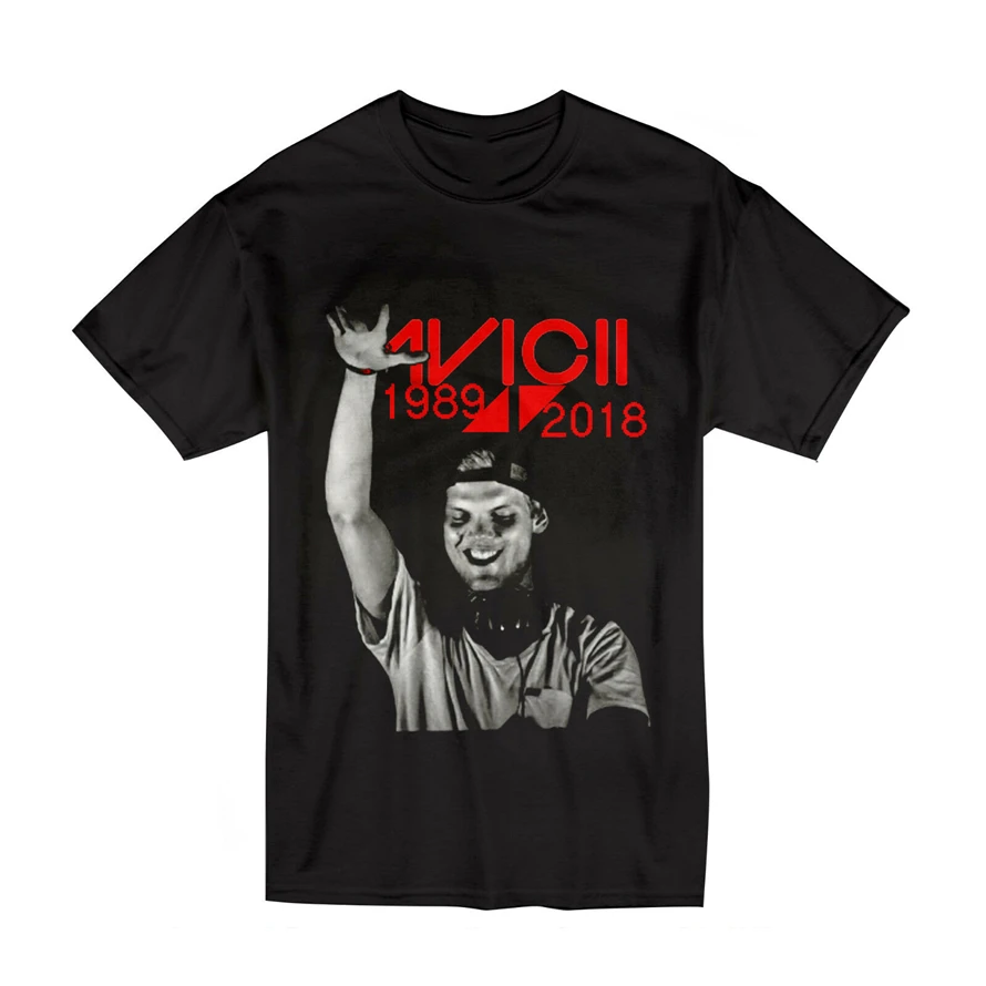 

Dj Avicii In Memorial T-Shirt Size S-2Xl Black Color Men Clothes Tee Shirt