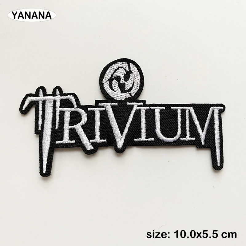 A Rock band Heavy Metal Band banner Patch Badges Embroidered Applique Sewing Iron On Badge Clothes Garment Apparel Accessories