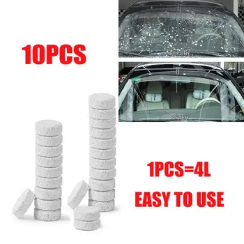 

1/10Pcs Car Windshield Cleaner Descaling Auto Window Cleaning concentrate White Solid Glass Washer Auto Accessories TSLM1