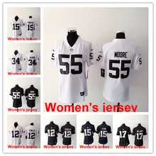 A+++ женские все сшитые Окленд s ladies 4 Derek Carr 20 mcfadden 89 Amari Cooper 52 Khalil Mack Jersey