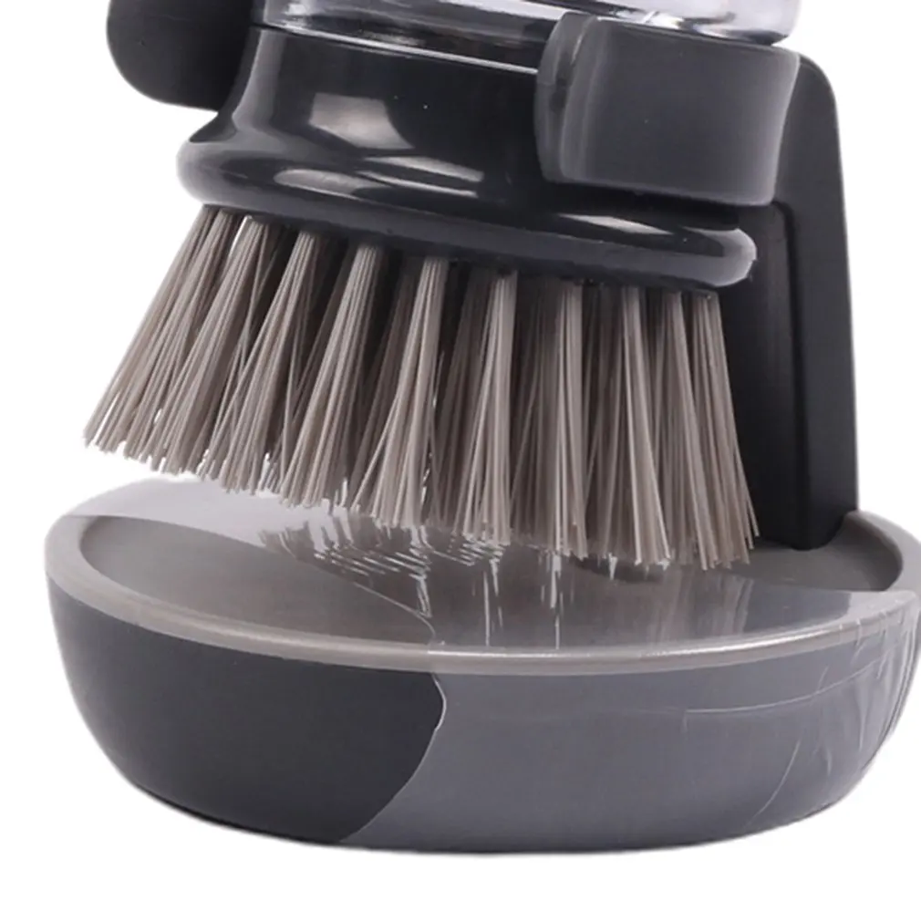 Cleaning Brush Automatic Liquid Washing Pot Brush Soap Liquid Brush Adding leaning Brush Washing Pot Brush Tableware Brush