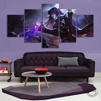 

Sylvanas Windrunner World of Warcraft Game Poster Wal Decor Paintings Warcraft Games Art Frameless Paintings on Canvas Wall Art