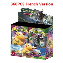 

360 Pcs Pokemon French Version Cards Vivid Voltage Series Anime Figure Pikachu Battle Trading Game Collection Card Childre Gift