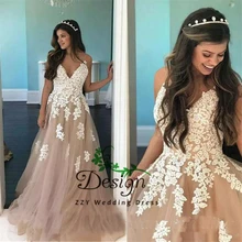 Vestidos De 15 Anos Бальные платья с глубоким v-образным вырезом и аппликацией, бальное платье из тюля на заказ, пышные платья с аппликацией