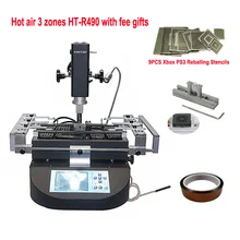 Honton HT-R490 паяльная машина BGA паяльная станция для ремонта мобильного телефона с 9 шт. Xbox PS3 реболлинга трафареты