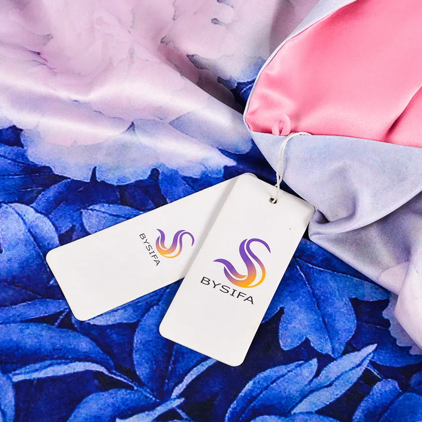 [BYSIFA] серый розовый женские шарфы шали из фуляра китайский Стиль синяя волшебница