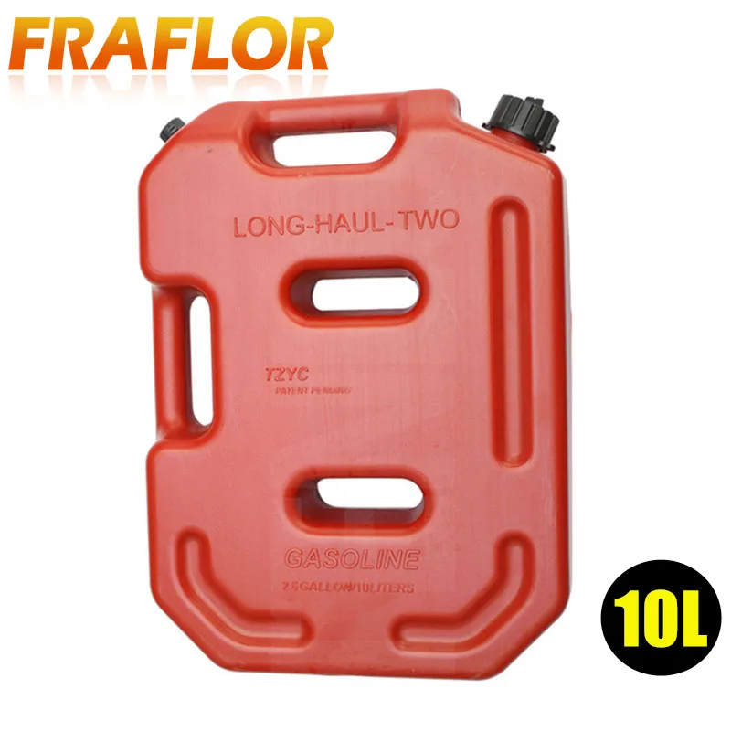 10 Litre Jerrycan Plastic Fuel Tank Spare Petrol Oil Jerry Can Car