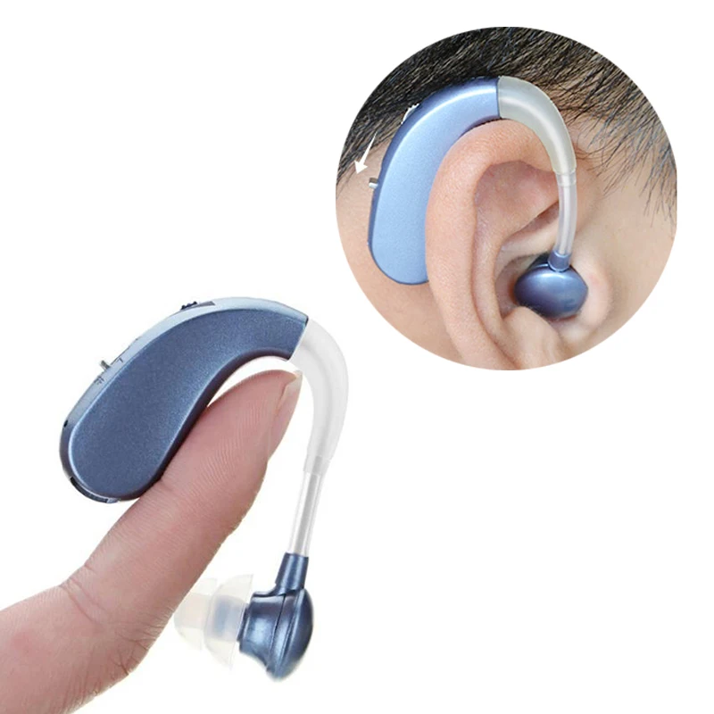 

Wireless Sound Amplifier Hearing Aid USB Rechargeable Amplifiers Digital Chip Ear-Hook Sound Enhance For Adult Elderly Ear Care