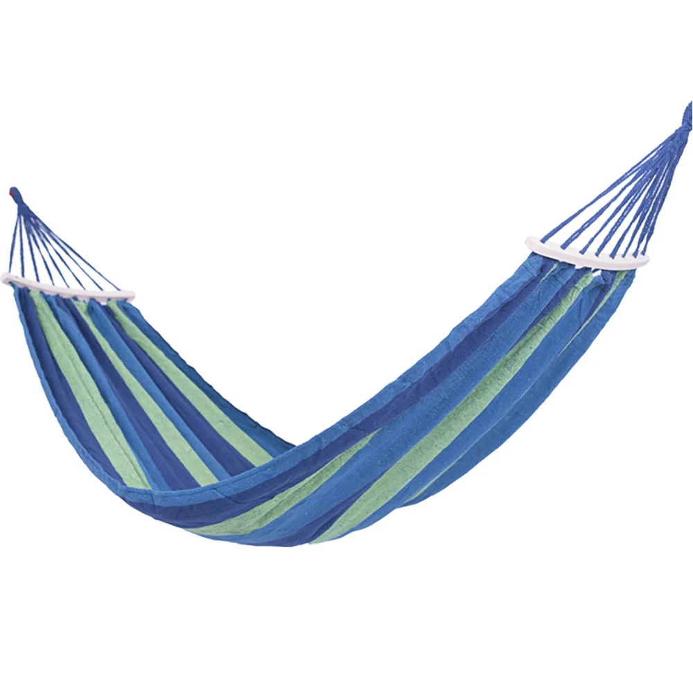 Ultralight Camping Hammock with backpack Hot Sale rainbow Outdoor Leisure Portable Hammock canvas Hammocks 
