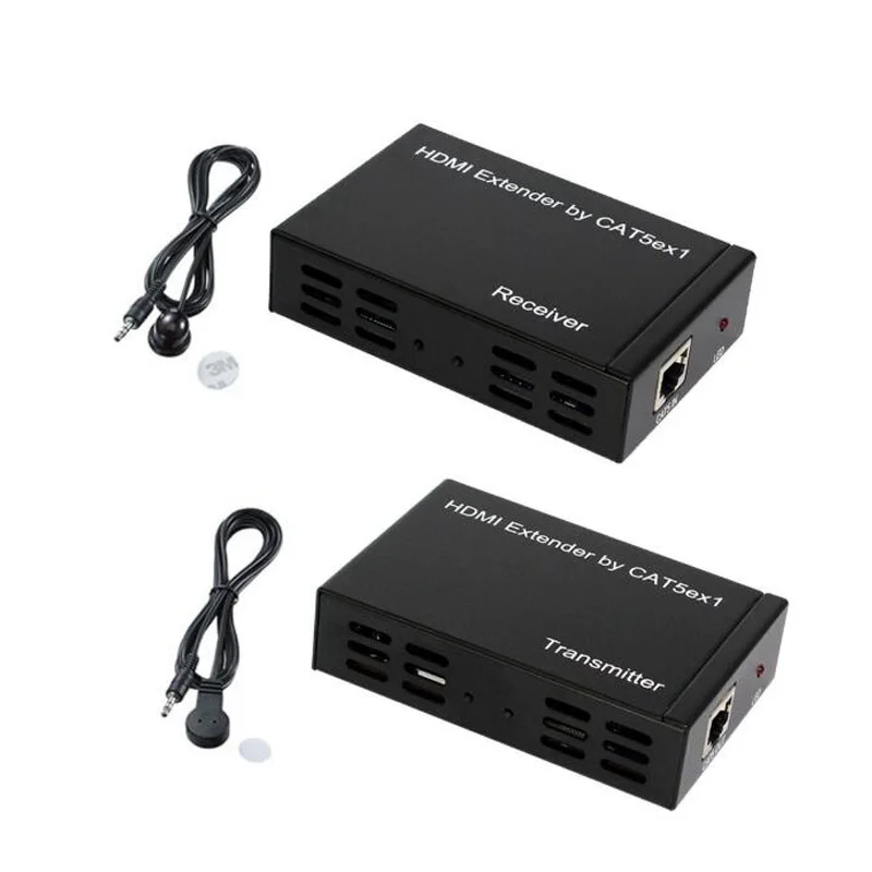 100 м 1080P HDMI удлинитель по одному RJ45 сетевой UTP кабель Cat5E Cat6 TCP/IP удлинитель ИК Контроль Contorl повторитель HDCP IR Pass