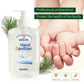 

300ml Anti Bacterial Hand Sanitizer Disinfection Hand Wash Gel Quick Dry Handgel 70% Alcohol Hand Soap For Hand Cleaning