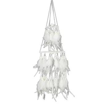 

Dream catcher ornament wind chimes Creative Girl Bedroom Mori Feather Gifts Wedding ornaments Indoor decoration