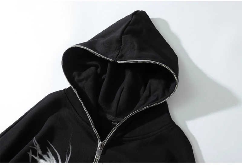 هودی دارک انجل پانک اورسایز Oversize Sweatshirt Punk 29 H191701656e80402e9a7203ff1576cdc44