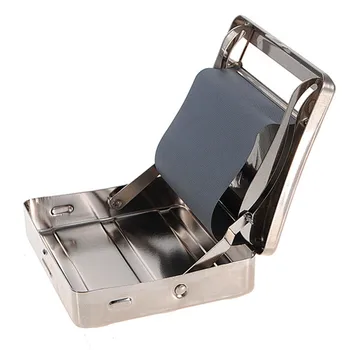 

Automatic Cigarette Storage Holder Tobacco Smoking Smoke Roller Rolling Machine Box Case Tin High Class