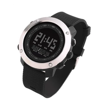 

Multifunction Waterproof Outdoor Sports Watch Male LED Digital Stainless Steel Digital WristWatch Plexiglass Mirror reloj hombre