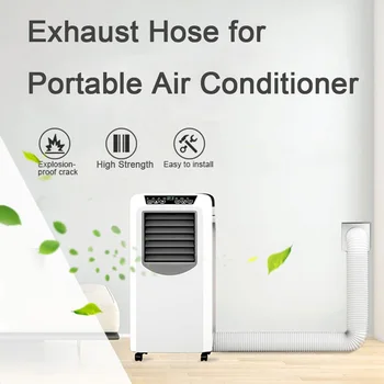 

Hot Exhaust Hose for Portable Air Conditioner Universal Flexible Airconditioners Vent Replacement Tube