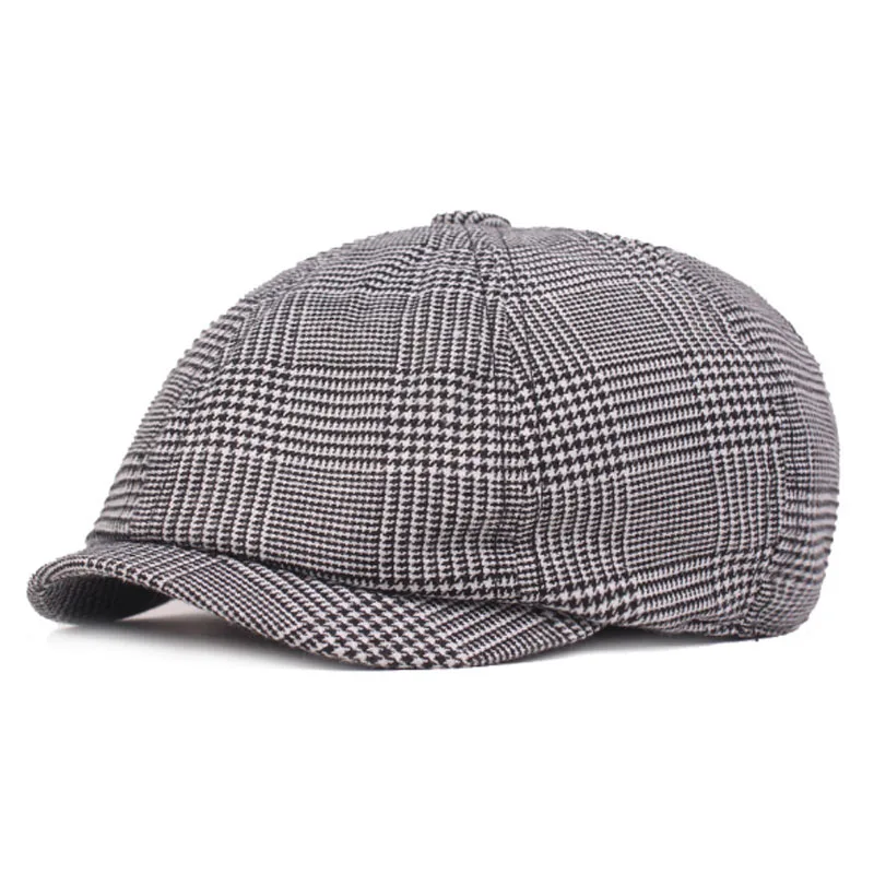 Мужская винтажная шляпа для взрослых, простая хлопковая кепка Newsboy s, Литературная Молодежная Кепка Bailey, Повседневная модная Ретро мужская Кепка Snapback - Цвет: 2