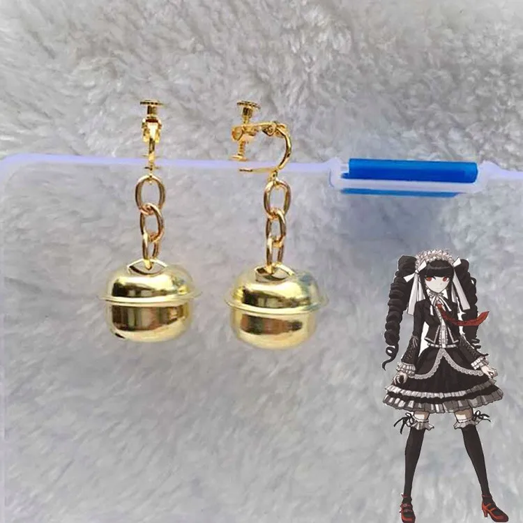 Серьги-клипсы Danganronpa Celestia Ludenberg для косплея Dangan Ronpa Yasuhiro Taeko синтетические клипсы