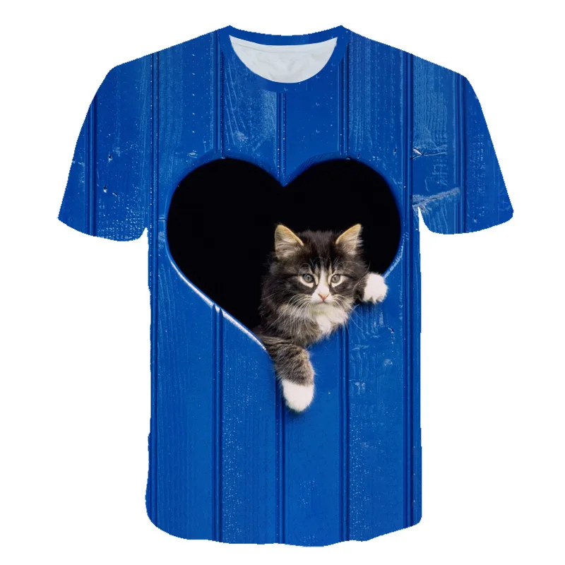 

2019 hot sell 3D Children Summer Short Sleeve T Shirts Baby 3D Cat T Shirts Animal T Shirts Boys T Shirts Unicorn Tops