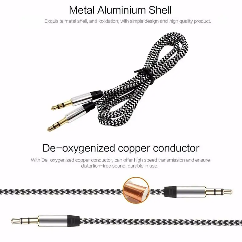 Universal car Jack 3.5mm AUX Cable Audio for Volvo Ford Focus VW JETTA MK6 GOLF 5 6 7 Skoda Fabia Cruze Hyundai Solaris | Автомобили и