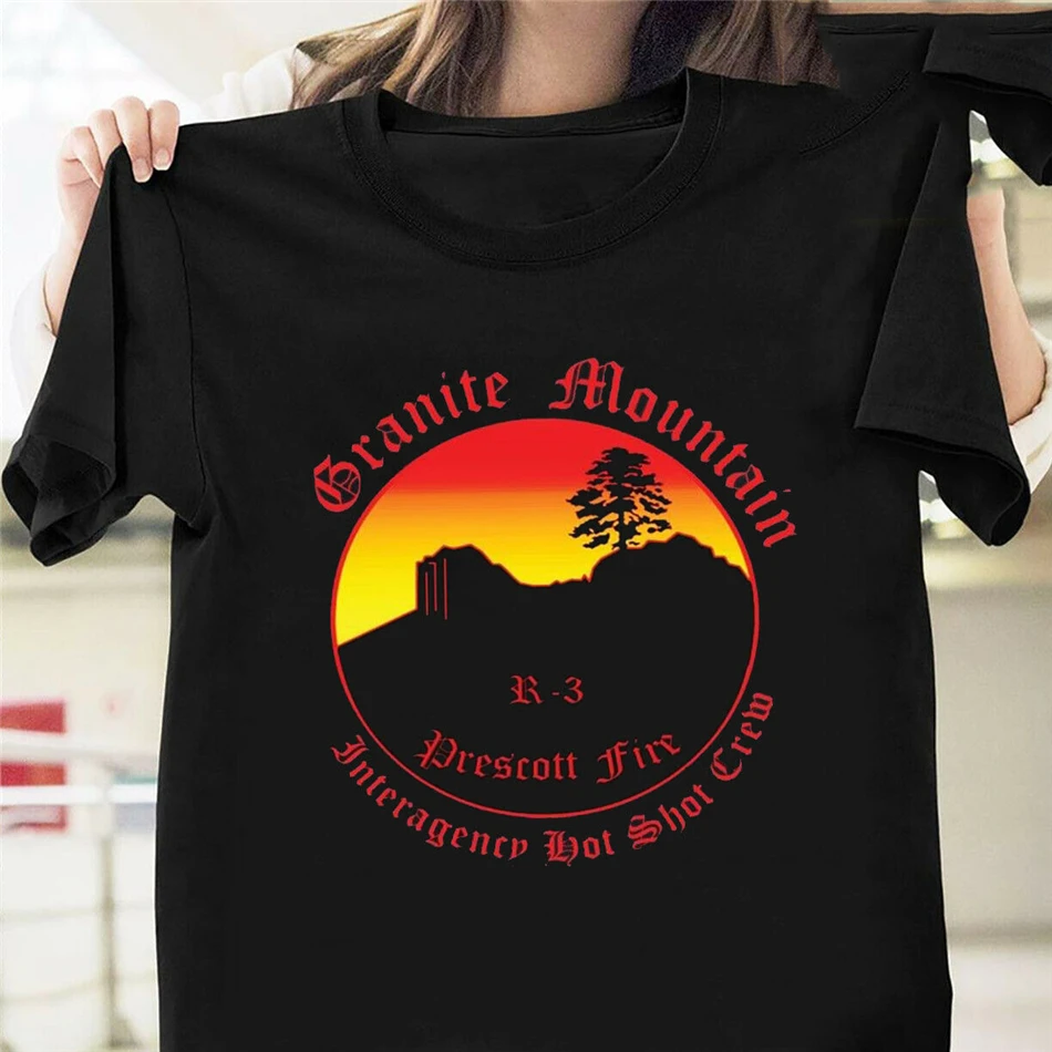 In Memory Of The Granite Mountain Hotshot Crew T Shirt Black Size S 3Xl