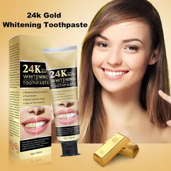

24K Gold Remove Tooth Stains Smoking Stains Whitening Teeth Oral Hygiene Products Whitening Toothpaste Teeth Care