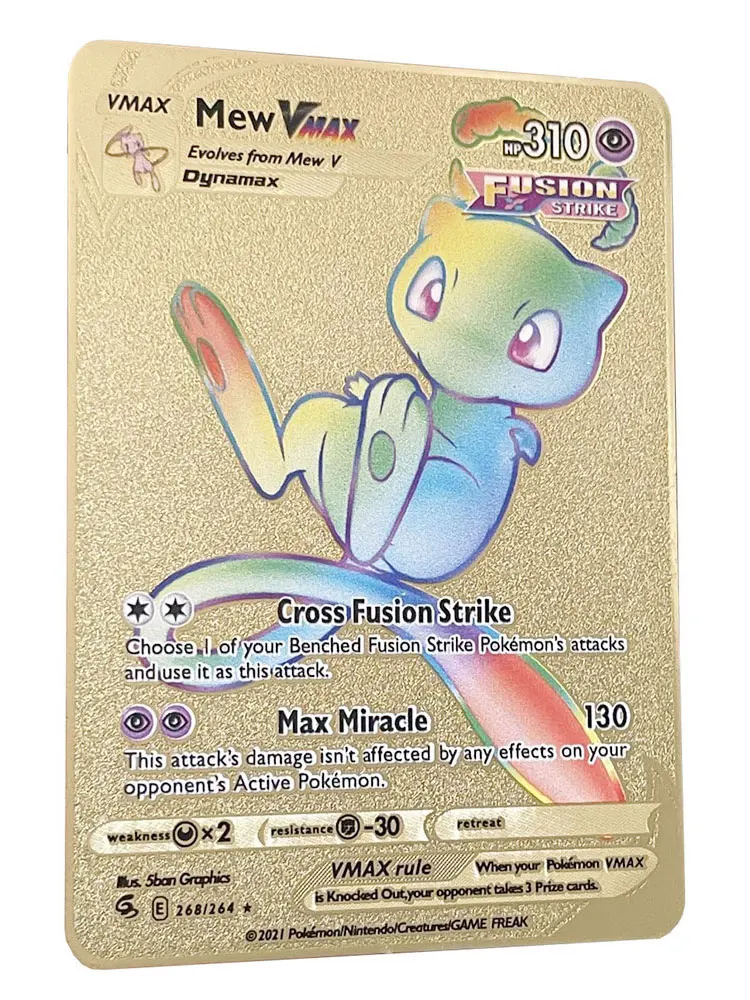 2021 New Pokemon Cards Metal Card V Card Pikachu Charizard Golden Vmax Card Collection Gift Kids Game Collection Cards Game Collection Cards Aliexpress