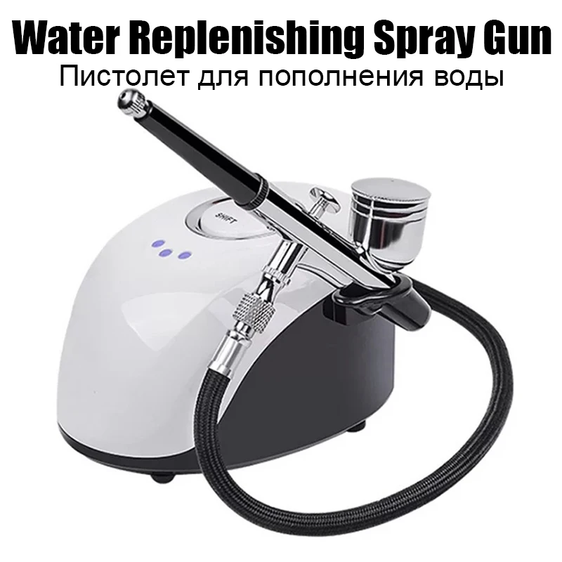 Пополнять Воды спрей пистолет воздушный компрессор Краски пульверизатор двойного действия Аэрограф для нейл-арта татуировки Мини Воздушный щетка воздушный компрессор для торта