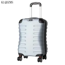 KLQDZMS 1" 26" 30 дюймов ABS+ PC чемодан на колёсиках для мужчин бизнес путешествия чемодан Spinner Брендовая женская сумка на колесиках