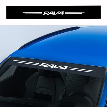 

Car Windshield Reflective Sticker for Toyota RAV4 Auto Stickers Sunshade Front Rear Decoration Decals Car Accessories Removable