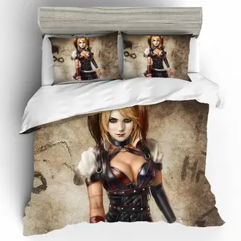 

Textiles Bed Duvets and Linen SetBed Linen Cotton Duvet Cover 3D Cool Girl Bedding Sets King Size Bedding Set High Quality Home