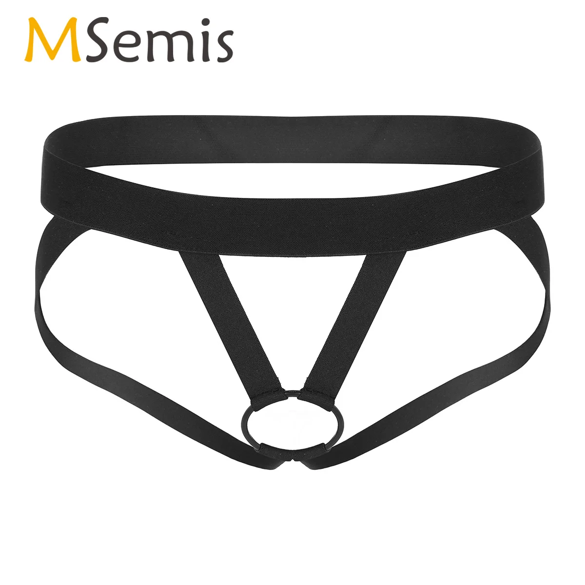 

Men Lingerie Crotchless Harness Jockstrap Underwear Sexy Open Crotch Briefs Backless G-String with Cock Ring Porno Bikini Pantie