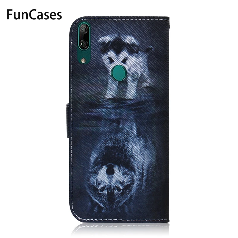 Для Etui huawei P Smart Z чехол с животным магнитным откидным бумажником, чехол для Coque huawei P Smart Plus чехол Huwawei P Smart