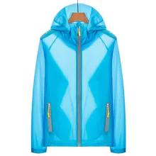 Летняя одежда с капюшоном и светоотражающими полосками для защиты от солнца для мужчин и женщин, дышащая ветрозащитная тонкая одежда в Корейском стиле