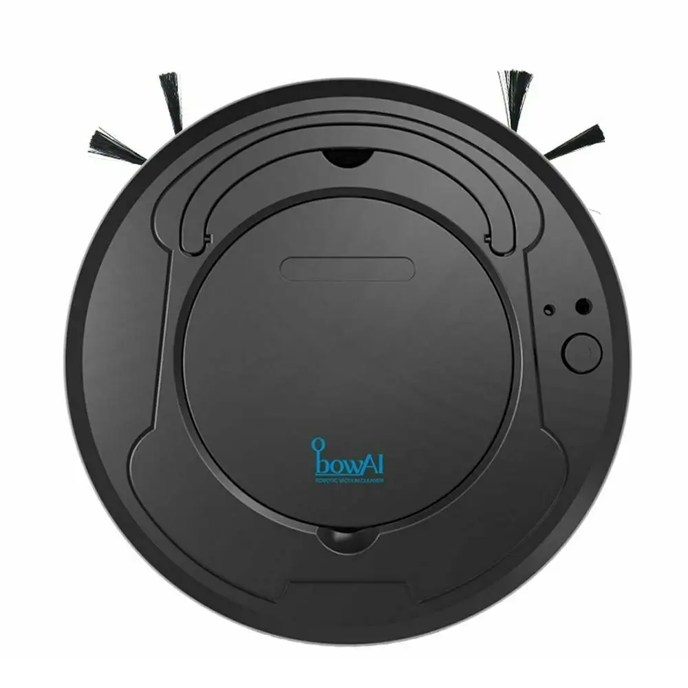 Черный Robotic Vacuum Cleaner 1800Pa Multifunctional Smart Floor Cleaner 3-In-1 Auto Rechargeable Smart Sweeping Robot Dry Wet Cleaner - Цвет: Черный
