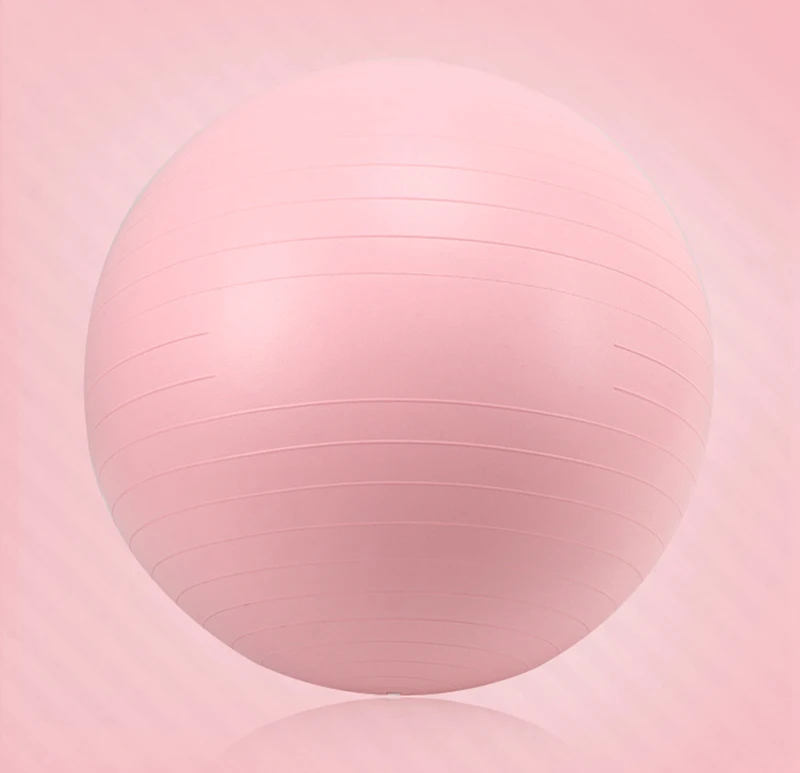 Йога мяч 65 см/75 см Матовый Текстура Пилатес взрывозащищенный мяч для фитнеса начинающих детей беременных женщин массаж йога баланс мяч