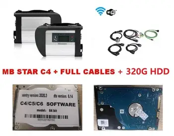 

MB Star C4 With 2020.06 version HDD Compact 4 DTS DAS M-ercedes Diagnosis Multiplexer For Ben-z Diagnose DHL Free Shiping