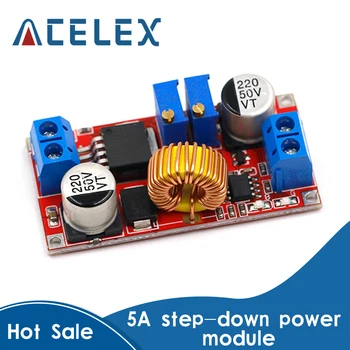 

5A Adjustable DC-DC CC CV Lithium Battery DC Step Down Charger Board Power Supply Converter XL4005E1 5-32V to 0.8-30V LED Driver