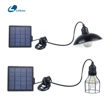 IP65 Водонепроницаемый Садовый Солнечный светильник Ретро лампа фонарь Подвесная лампа-канделябр со шнуром Подвесная лампа с питанием от солнечной энернии для наружного кафе