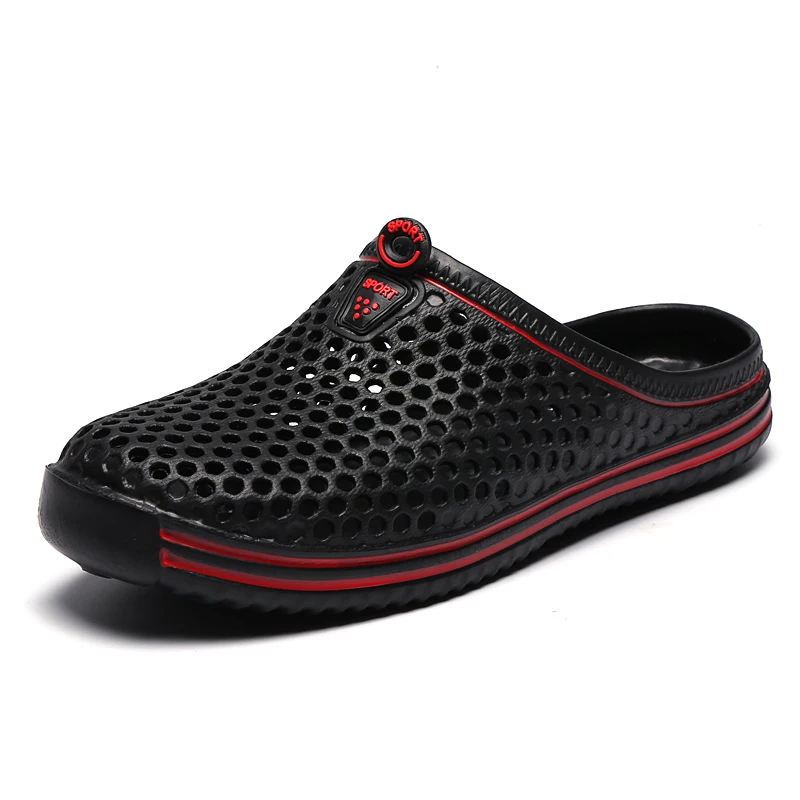 

2021 Men Sandals Summer Hole Shoes Clogs Girl Boy Lovers New Home Garden Women Beach Flat Slippers