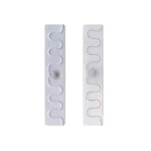 Высокотемпературный EPC C1 G2 860-960MHz моющийся тканый текстильный RFID UHF ярлык для прачечной, u-код, чипы для отслеживания одежды