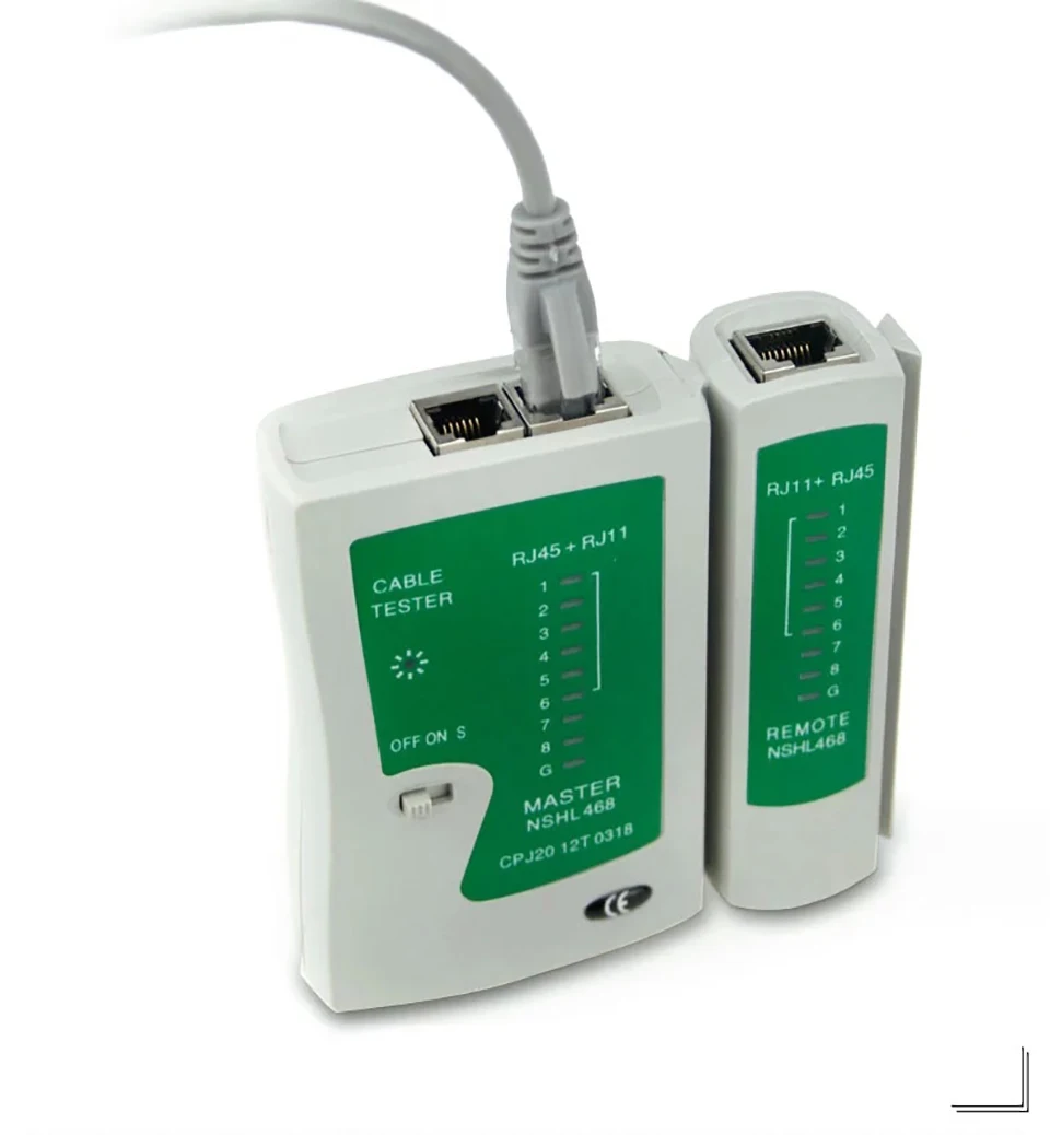 Профессиональный сетевой Кабельный тестер Lan rj45 rj11 PC сети ручные инструменты тестер Ethernet