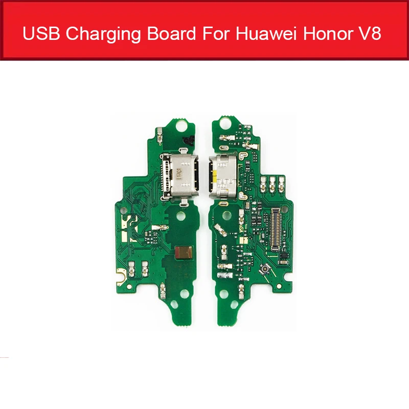 Зарядное устройство USB Jack Плата для Huawei Honor 8 Lite Pro 9 9i 10 20 20i Play V8 V9 V10 V20 зарядный порт Соединительная плата замена - Цвет: For honor V8