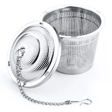 Сетка для заварки чая из нержавеющей стали фильтр для чая для повторного использования чайный горшок фильтр для специй фильтр для чая Infusor сетка посуда для напитков аксессуары