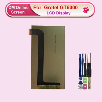 

RYKKZ For Gretel GT6000 LCD Display No Touch Screen Digitzer Replacement With Tools+3M Sticker